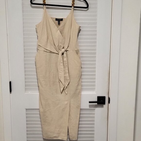 Ellen Tracy Dress Medium, NWOT, Deep Front Pockets Tortoise shell straps - Picture 9 of 12